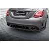 Maxton - Street Pro Central Diffuseur Arriere Mercedes-AMG C63 Sedan / Estate W205 Facelift Rouge