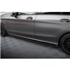 Maxton - Street Pro Rajouts Des Bas De Caisse Mercedes-AMG C63 Sedan / Estate W205 Facelift Noir-Rouge