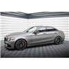 Maxton - Street Pro Rajouts Des Bas De Caisse Mercedes-AMG C63 Sedan / Estate W205 Facelift Noir-Rouge