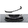 Maxton - Street Pro Lame Du Pare-Chocs Avant Mercedes-AMG C63 Sedan / Estate W205 Facelift Noir + Rabats Brillant