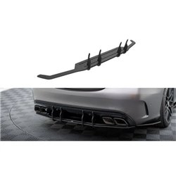 Maxton - Street Pro Central Diffuseur Arriere Mercedes-AMG C63 Sedan / Estate W205 Facelift Noir