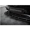 Maxton - Street Pro Lame Du Pare-Chocs Avant Mercedes-Benz A AMG-Line W176 Facelift Noir-Rouge + Rabats Brillant