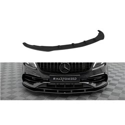 Maxton - Street Pro Lame Du Pare-Chocs Avant Mercedes-Benz A AMG-Line W176 Facelift Noir