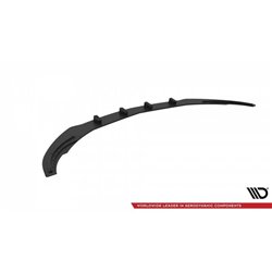 Maxton - Street Pro Lame Du Pare-Chocs Avant Mercedes-Benz A AMG-Line W176 Facelift Noir