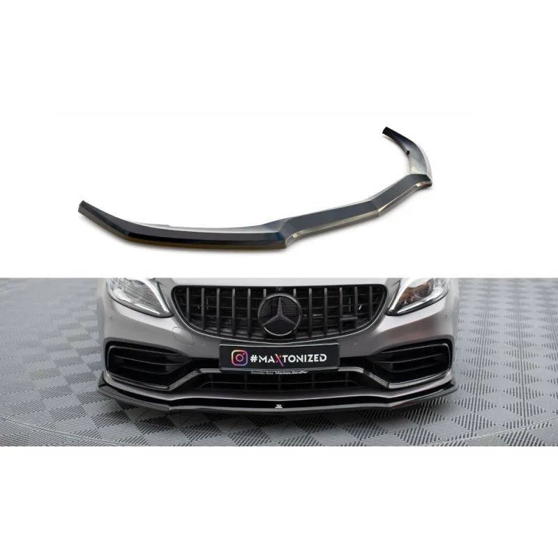 Maxton - Lame Du Pare-Chocs Avant V.1 Mercedes-AMG C63 Sedan / Estate W205 Facelift