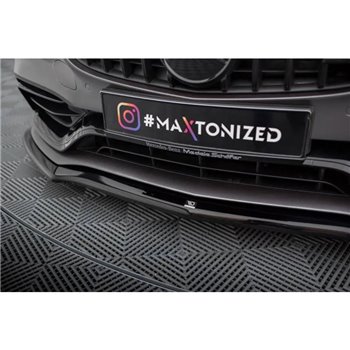 Maxton - Lame Du Pare-Chocs Avant V.1 Mercedes-AMG C63 Sedan / Estate W205 Facelift 