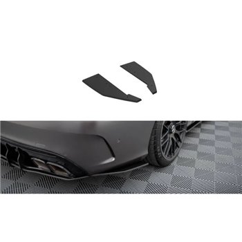 Maxton - Street Pro Lame Du Pare Chocs Arriere Mercedes-AMG C63 Sedan / Estate W205 Facelift Noir