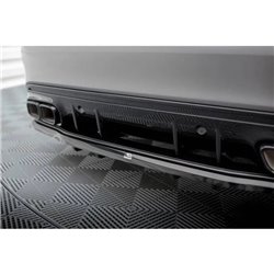 Maxton - Arriere Lame (avec une barre verticale) Mercedes-AMG C63 Sedan / Estate W205 Facelift 