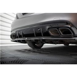 Maxton - Arriere Lame (avec une barre verticale) Mercedes-AMG C63 Sedan / Estate W205 Facelift 