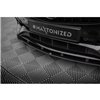 Maxton - Street Pro Lame Du Pare-Chocs Avant Mercedes-Benz A AMG-Line W176 Facelift Noir-Rouge