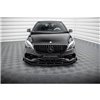 Maxton - Street Pro Lame Du Pare-Chocs Avant Mercedes-Benz A AMG-Line W176 Facelift Noir + Rabats Brillant 