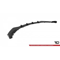 Maxton - Street Pro Lame Du Pare-Chocs Avant Mercedes-Benz A AMG-Line W176 Facelift Noir + Rabats Brillant 