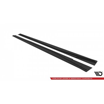 Maxton - Street Pro Rajouts Des Bas De Caisse Mercedes-Benz A AMG-Line W176 Facelift Noir