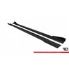 Maxton - Street Pro Rajouts Des Bas De Caisse Mercedes-Benz A AMG-Line W176 Facelift Noir-Rouge + Rabats Brillant