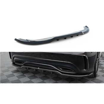 Maxton - Arriere Splitter (avec une barre verticale) Mercedes-Benz A AMG-Line W176 Facelif