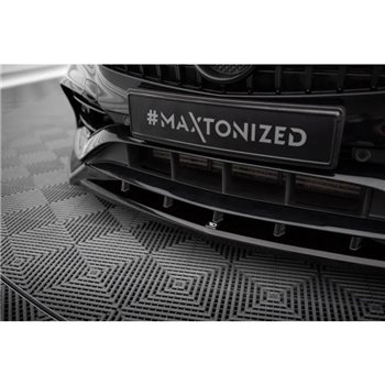 Maxton - Lame Du Pare-Chocs Avant V.2 Mercedes-Benz A AMG-Line W176 Facelift 