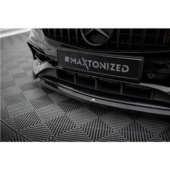Maxton - Lame Du Pare-Chocs Avant V.1 Mercedes-Benz A AMG-Line W176 Facelift 