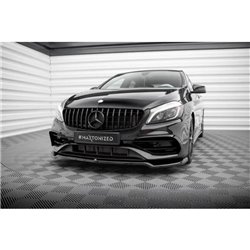 Maxton - Lame Du Pare-Chocs Avant V.1 Mercedes-Benz A AMG-Line W176 Facelift 