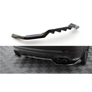 Maxton - Arriere Splitter (avec une barre verticale) Porsche Cayenne Sport Design Mk3
