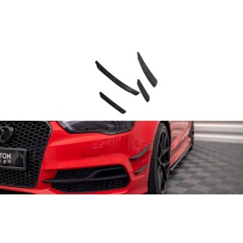 Maxton - Ailes de pare-chocs avant (Canards) Audi S3 / A3 S-Line 8V Sedan / Cabrio