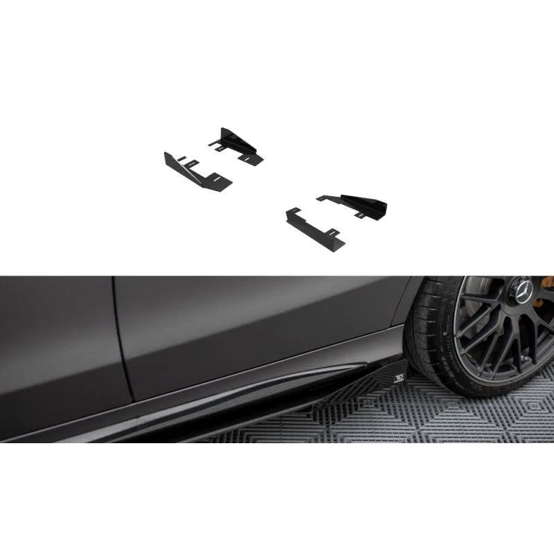 Maxton - Side Flaps Mercedes-AMG C63 Sedan / Estate W205 Facelift