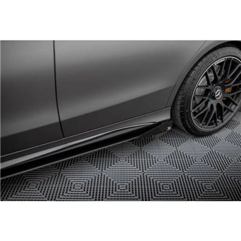 Maxton - Side Flaps Mercedes-AMG C63 Sedan / Estate W205 Facelift 