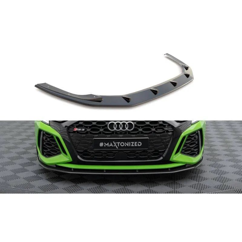 Maxton - Prepreg Carbon Fiber Lame Du Pare-Chocs Avant Audi RS3 Sedan / Sportback 8Y