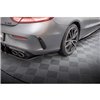 Maxton - Street Pro Lame Du Pare Chocs Arriere Mercedes-AMG C43 Coupe / Cabrio C205 Facelift / A205 Facelift Noir