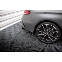 Maxton - Street Pro Lame Du Pare Chocs Arriere Mercedes-AMG C43 Coupe / Cabrio C205 Facelift / A205 Facelift Noir