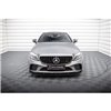 Maxton - Street Pro Lame Du Pare-Chocs Avant Mercedes-AMG C43 Coupe / Cabrio C205 Facelift / A205 Facelift Noir-Rouge