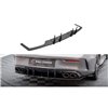 Maxton - Street Pro Central Diffuseur Arriere Mercedes-AMG C43 Coupe / Cabrio C205 Facelift / A205 Facelift Noir