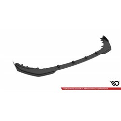 Maxton - Street Pro Lame Du Pare-Chocs Avant Mercedes-AMG C43 Coupe / Cabrio C205 Facelift / A205 Facelift Noir-Rouge + Rabats B