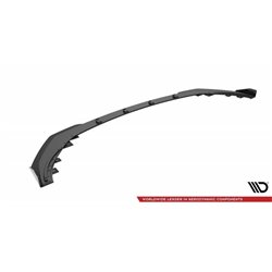 Maxton - Street Pro Lame Du Pare-Chocs Avant Mercedes-AMG C43 Coupe / Cabrio C205 Facelift / A205 Facelift Noir-Rouge + Rabats B