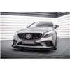 Maxton - Street Pro Lame Du Pare-Chocs Avant Mercedes-AMG C43 Coupe / Cabrio C205 Facelift / A205 Facelift Noir + Rabats Brillan