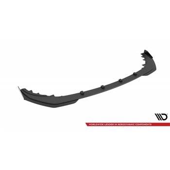 Maxton - Street Pro Lame Du Pare-Chocs Avant Mercedes-AMG C43 Coupe / Cabrio C205 Facelift / A205 Facelift Noir + Rabats Brillan