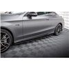 Maxton - Street Pro Rajouts Des Bas De Caisse Mercedes-AMG C43 Coupe / Cabrio C205 Facelift / A205 Facelift Noir-Rouge