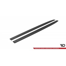 Maxton - Street Pro Rajouts Des Bas De Caisse Mercedes-AMG C43 Coupe / Cabrio C205 Facelift / A205 Facelift Noir-Rouge