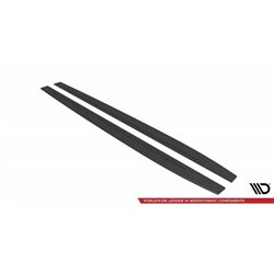Maxton - Street Pro Rajouts Des Bas De Caisse Mercedes-AMG C43 Coupe / Cabrio C205 Facelift / A205 Facelift Noir-Rouge