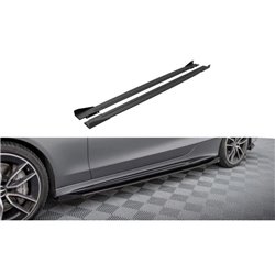 Maxton - Street Pro Rajouts Des Bas De Caisse Mercedes-AMG C43 Coupe / Cabrio C205 Facelift / A205 Facelift Noir + Rabats Brilla