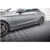 Maxton - Street Pro Rajouts Des Bas De Caisse Mercedes-AMG C43 Coupe / Cabrio C205 Facelift / A205 Facelift Noir + Rabats Brilla