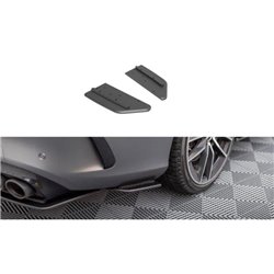 Maxton - Street Pro Lame Du Pare Chocs Arriere Mercedes-AMG C43 Coupe / Cabrio C205 Facelift / A205 Facelift Noir-Rouge