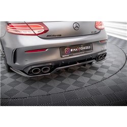 Maxton - Arriere Lame (avec une barre verticale) Mercedes-AMG C43 Coupe / Cabrio C205 Facelift / A205 Facelift 