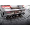 Maxton - Arriere Lame (avec une barre verticale) Mercedes-AMG C43 Coupe / Cabrio C205 Facelift / A205 Facelift 
