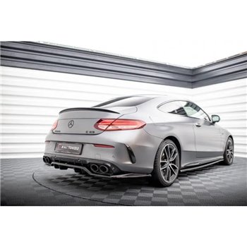 Maxton - Arriere Lame (avec une barre verticale) Mercedes-AMG C43 Coupe / Cabrio C205 Facelift / A205 Facelift 