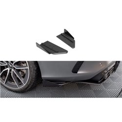 Maxton - Street Pro Lame Du Pare Chocs Arriere Mercedes-AMG C43 Coupe / Cabrio C205 Facelift / A205 Facelift Noir + Rabats Brill