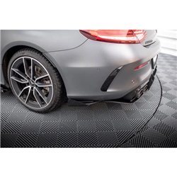 Maxton - Street Pro Lame Du Pare Chocs Arriere Mercedes-AMG C43 Coupe / Cabrio C205 Facelift / A205 Facelift Noir + Rabats Brill