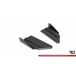 Maxton - Street Pro Lame Du Pare Chocs Arriere Mercedes-AMG C43 Coupe / Cabrio C205 Facelift / A205 Facelift Noir + Rabats Brill