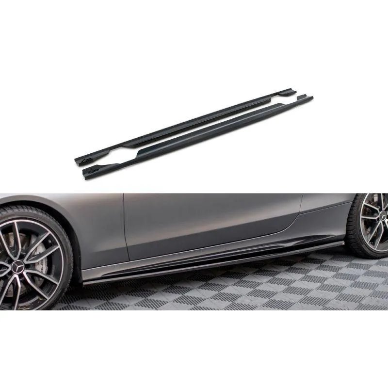 Maxton - Rajouts Des Bas De Caisse Mercedes-AMG C43 Coupe / Cabrio C205 Facelift / A205 Facelift