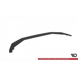 Maxton - Street Pro Lame Du Pare-Chocs Avant Nissan GTR R35 Facelift Noir-Rouge