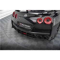 Maxton - Street Pro Central Diffuseur Arriere Nissan GTR R35 Facelift Rouge